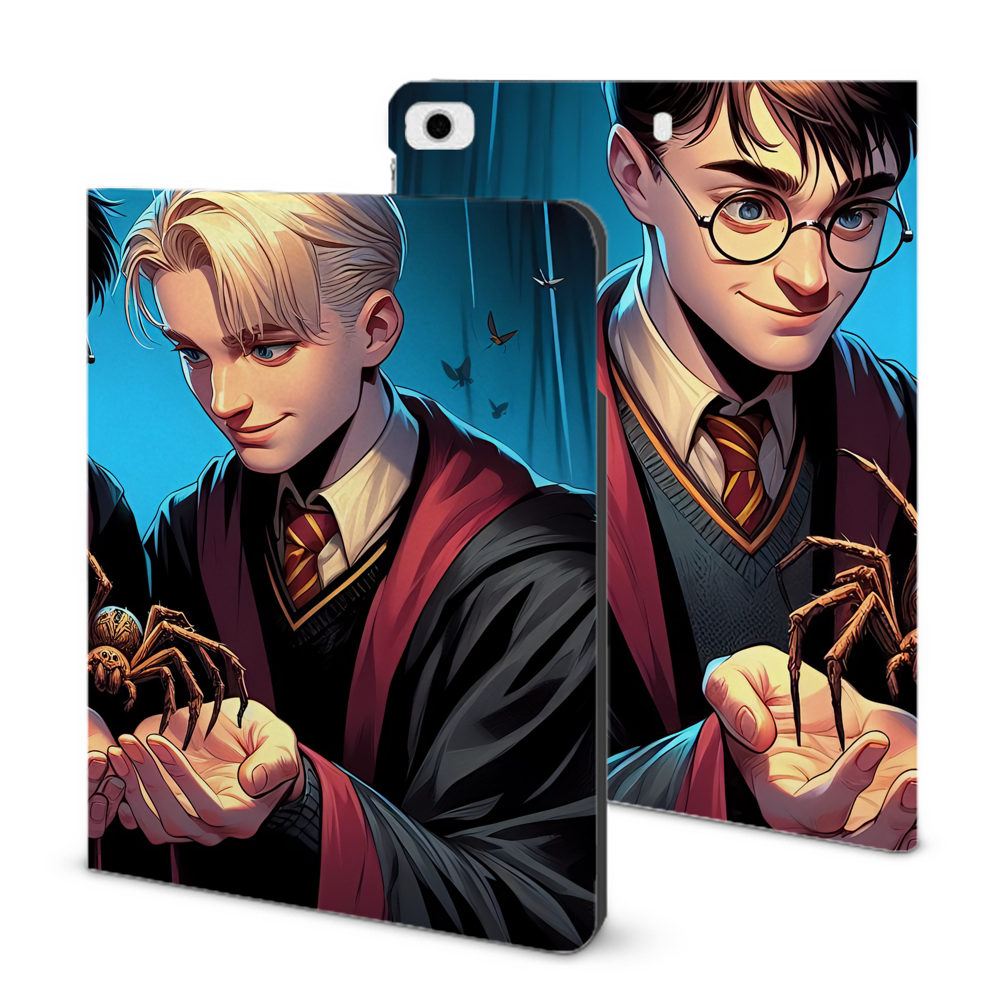 （画像用） Harry Potter ハリー・ポッターシリーズ IPad ケース ブック型 PUレザー TPU 耐衝撃 軽量 薄型 ペン収納なし 全面保護 IPad 各モデル対応